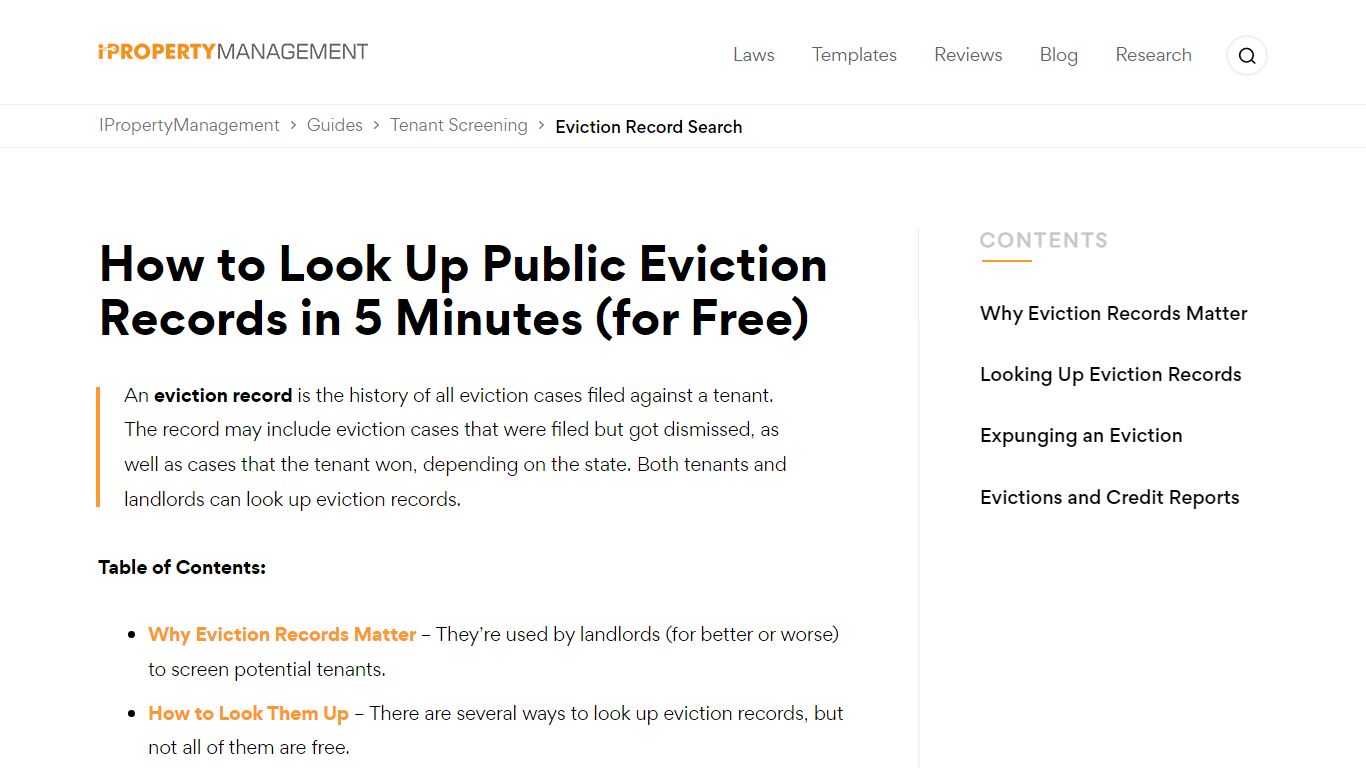 How to Lookup Public Eviction Records in 5 Minutes (for Free)